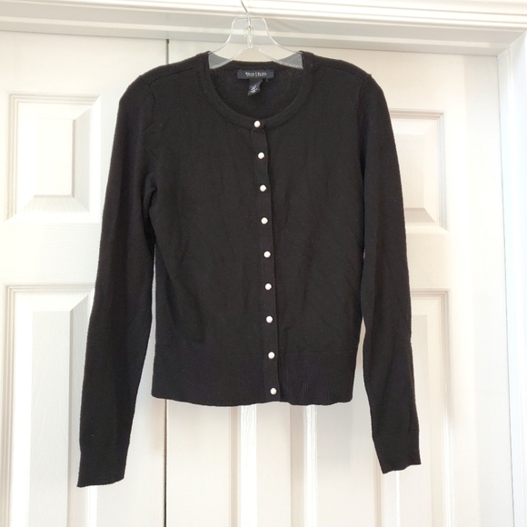 White House Black Market Sweaters - White House Black Market Black Cardigan Sweater
